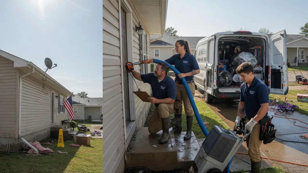 Ceiling Water Damage Restoration in Burlison, TN near me